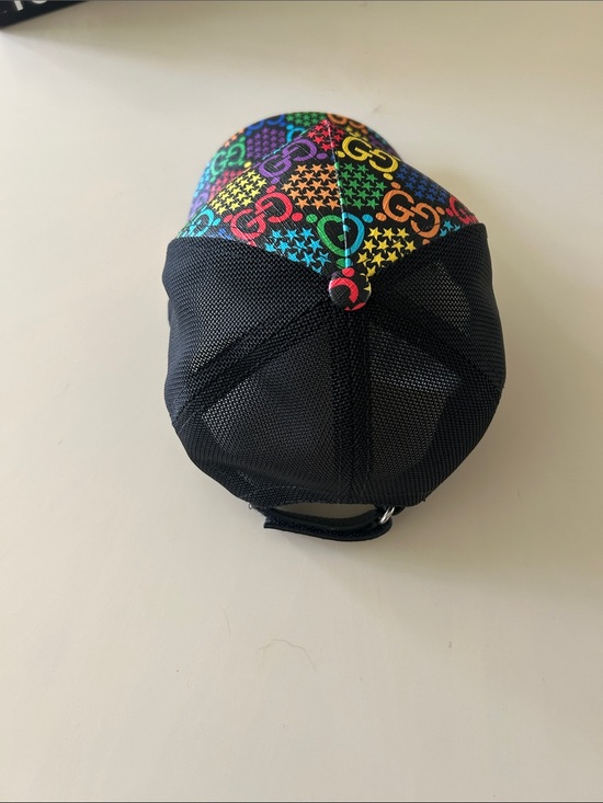 Gucci Rainbow GG Logo Mesh Baseball Cap main image 3